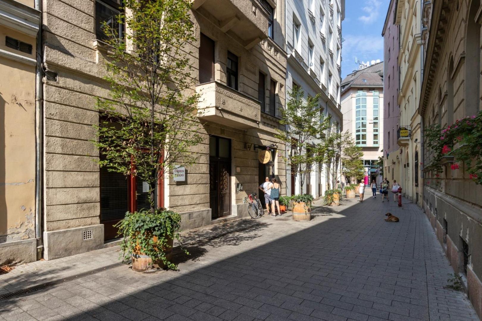 Little Americas Main Street Apartments บูดาเปสต์ ภายนอก รูปภาพ